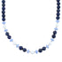 Multicolor Navajo Sterling Silver Bead Necklace AX99958